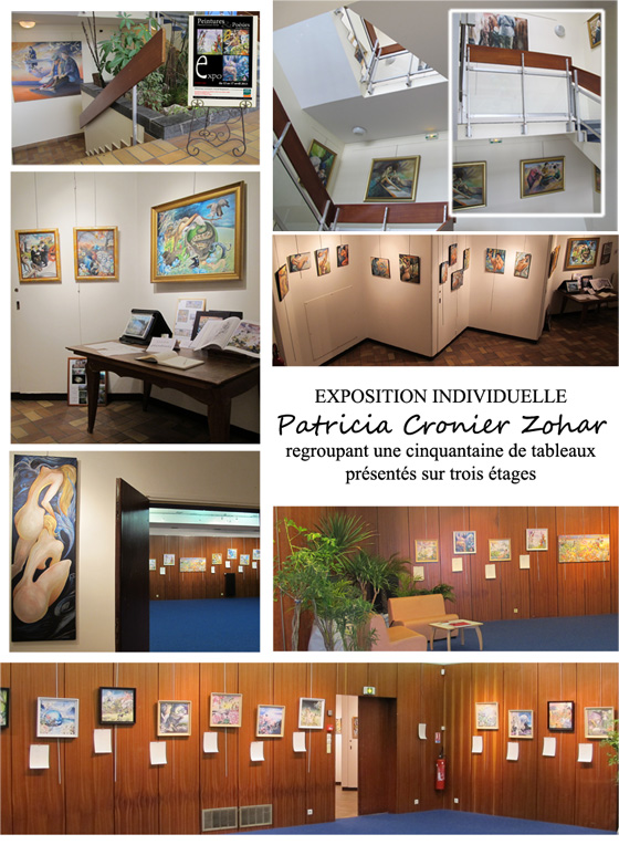 photos expo NP Artiste peintre Patricia Cronier Zohar